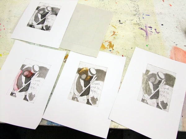 240703|Wednesday 3rd + 10th July|Follow On Print - Etching