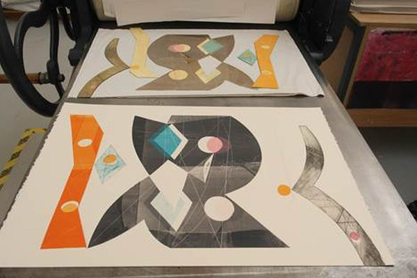 190723|23rd - 27th July|Large Scale Experimental Collagraphs using Stencils and Monoprint Summer School