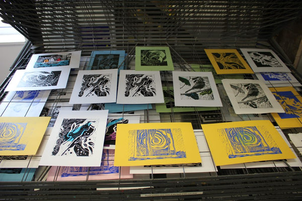 181013|13th October|Linocut Day