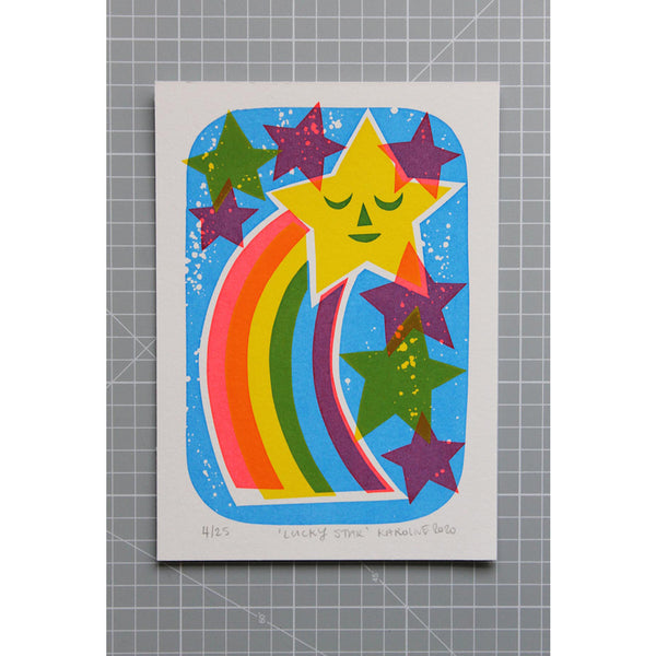 220709|9th July|Rainbow Stencil Screenprinting