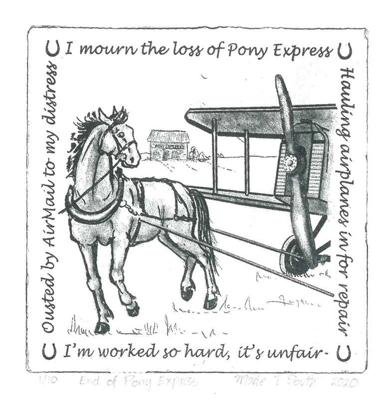 Marie South, End of Pony Express