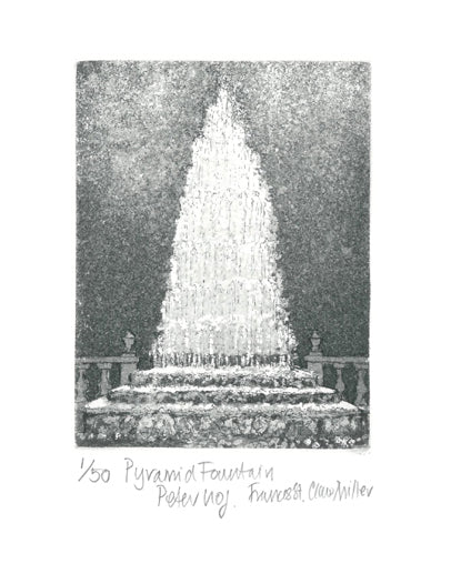 Frances St Clair Miller, Pyramid Fountain - Peterhof