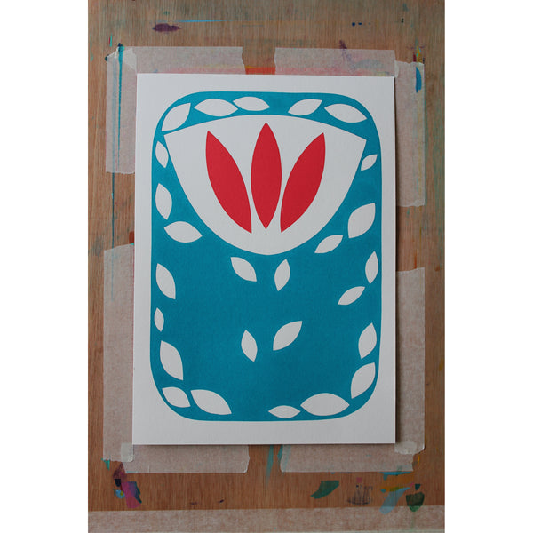 210821|21st August|Screenprinting with Hand Cut Stencils