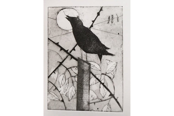 200308|8th March|Sharp Cut & Straight Tear Collagraphs